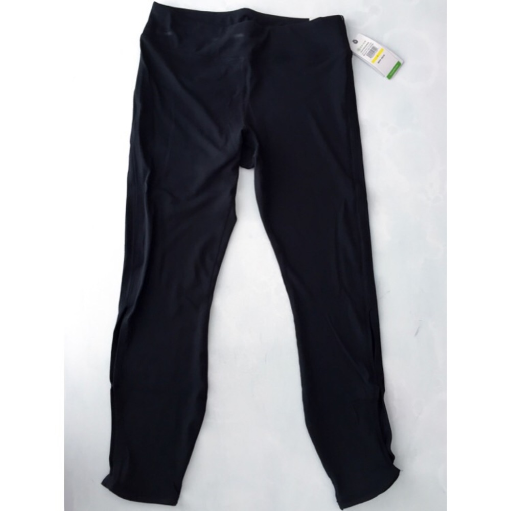 Gaiam Black Leggings Nola Peekaboo